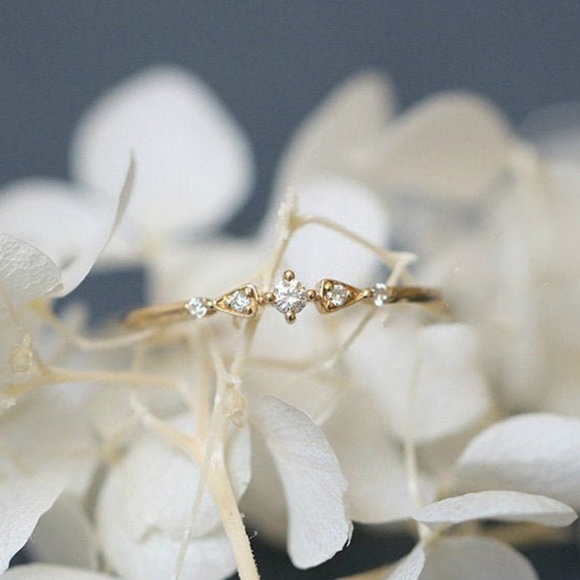 CZ Stacking Rings - Picture 4 of 7